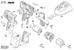Bosch 3 603 J72 903 Easydrll 12-2 Cordless Drill Driver 12 V / Eu Spare Parts